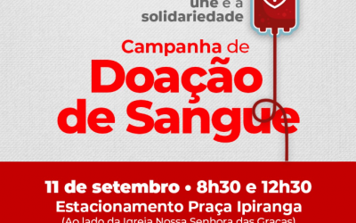 Sarandi recebe ônibus do Hemocentro e promove Campanha de Doação de Sangue